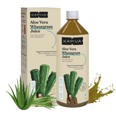 KAPIVA ALOE + WHEAT GRASS JUICE 1 L