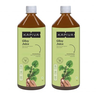 Kapiva Giloy Juice 1 L  Power Combo (Pack of 2)
