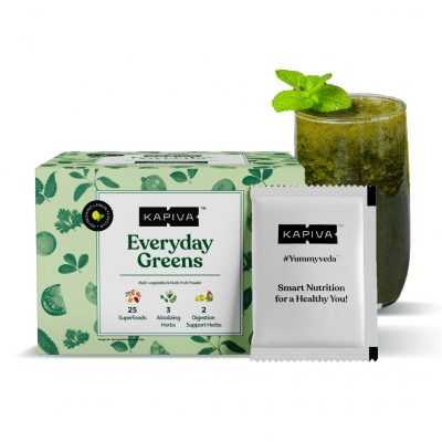 Kapiva Everyday Greens | 25 Greens in One Go | 30 Sachets